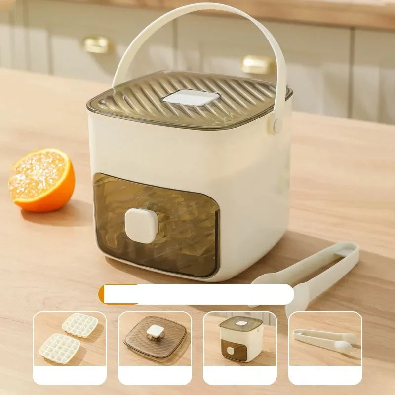 48-Grid Ice Cube Tray – One-Touch Easy Release, Reusable & Eco-Friendly