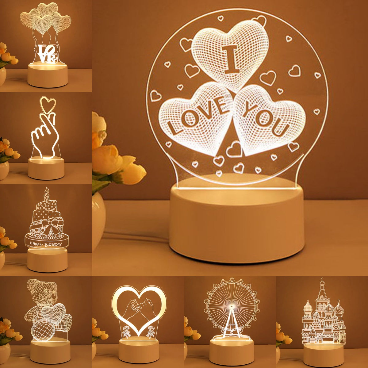 3D LED-Lampe