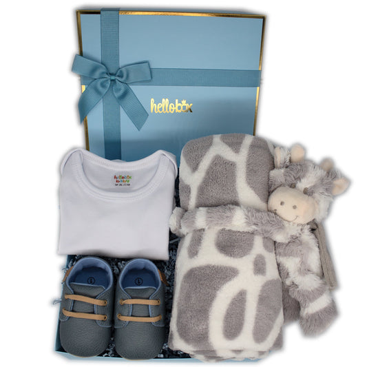 Hellobox Geschenk für Neugeborene, blau, Junge