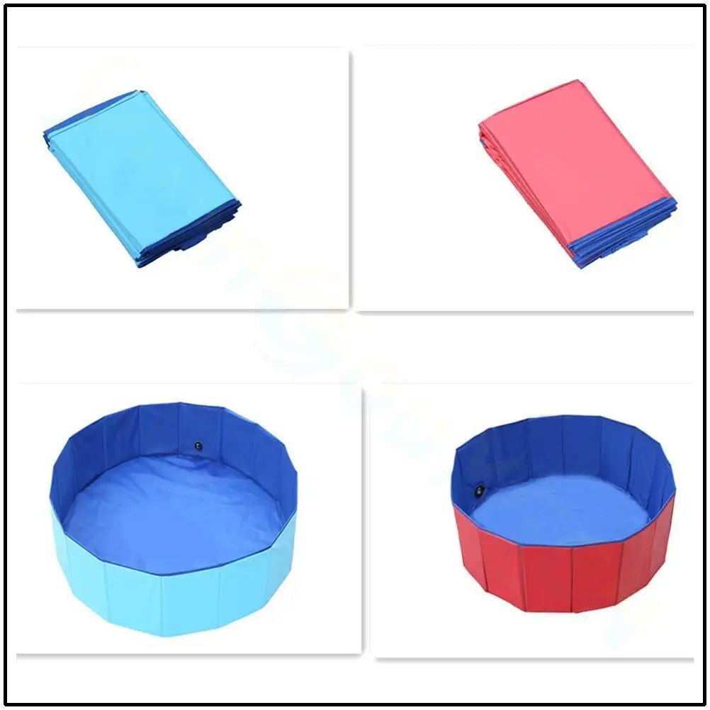 Faltbarer Hundepool – tragbare PVC-Badewanne & Planschbecken
