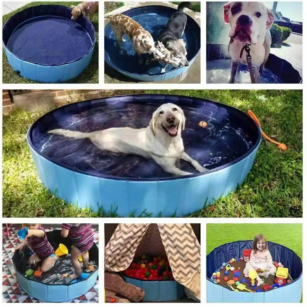 Faltbarer Hundepool – tragbare PVC-Badewanne & Planschbecken