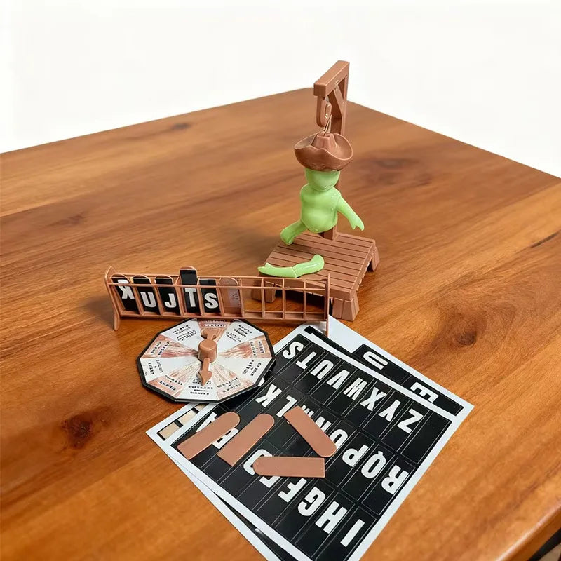 2025 Magnetic Hangman Mystery Word Game Magnetic Hanger Mystery Family Gathering Games Toys Christmas Adult Party Games Magnetic