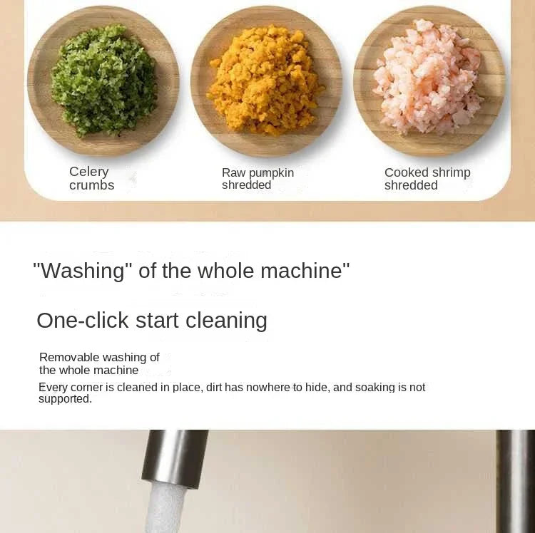 4-in-1 Elektrischer Gemüseschneider & Gemüsehobel