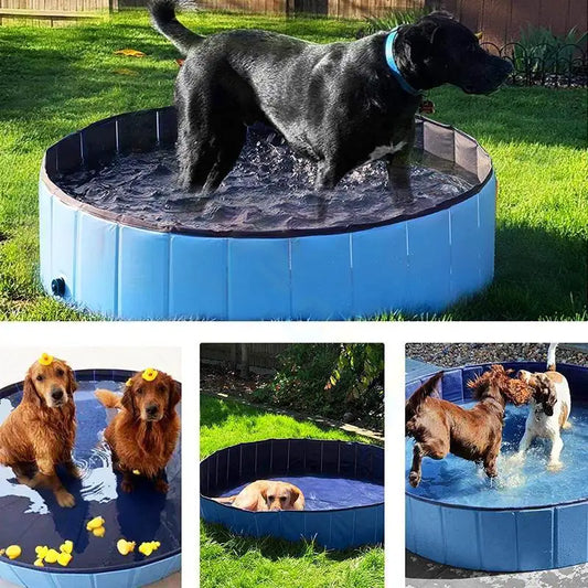 Faltbarer Hundepool – tragbare PVC-Badewanne & Planschbecken