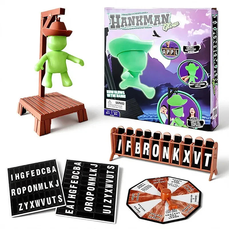 2025 Magnetic Hangman Mystery Word Game Magnetic Hanger Mystery Family Gathering Games Toys Christmas Adult Party Games Magnetic