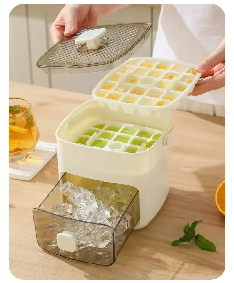 48-Gitter-Eiswürfelschale – Ein-Klick-Lösung, wiederverwendbar & umweltfreundlich