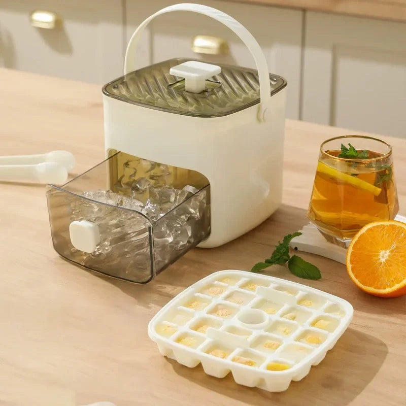 48-Gitter-Eiswürfelschale – Ein-Klick-Lösung, wiederverwendbar & umweltfreundlich