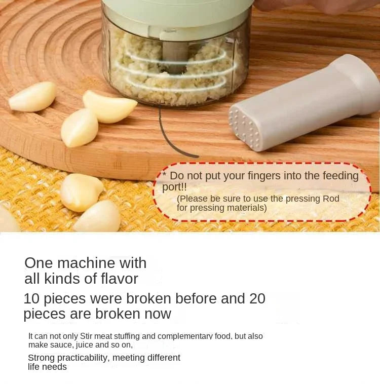 4-in-1 Elektrischer Gemüseschneider & Gemüsehobel