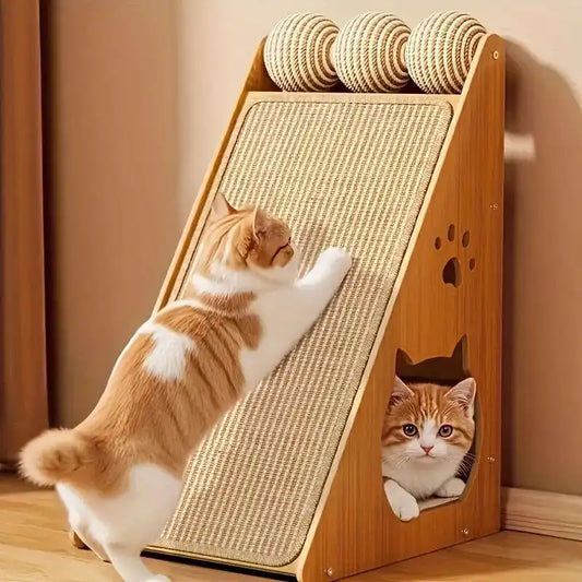 ScratchSafe – Kratzbrett aus Hanfseil für Katzen und Kaninchen