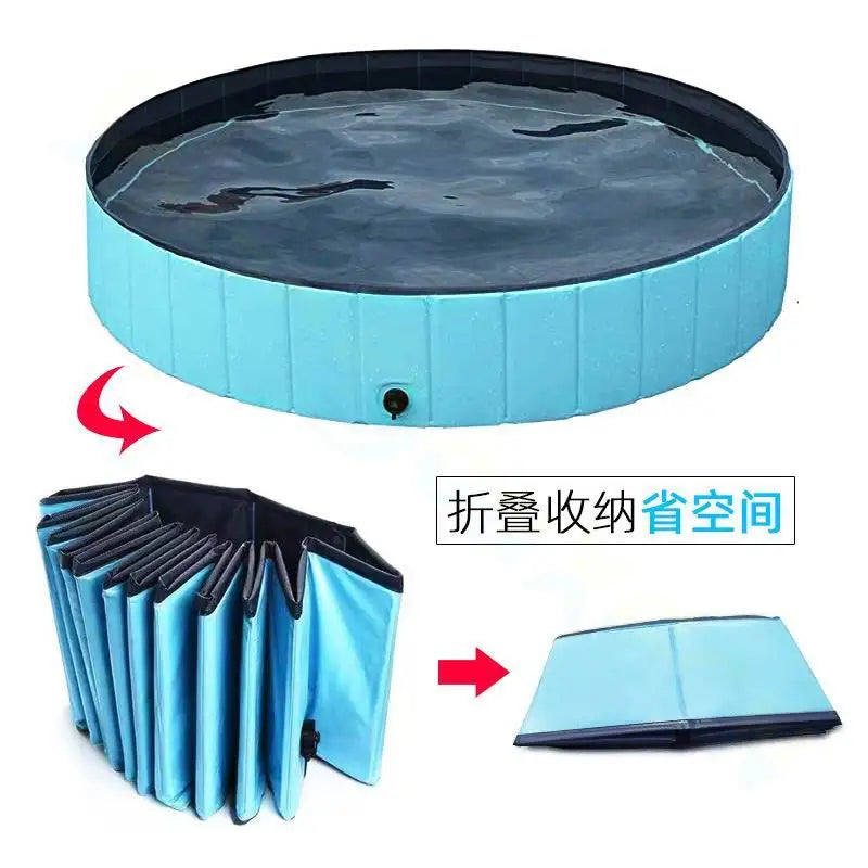 Faltbarer Hundepool – tragbare PVC-Badewanne & Planschbecken