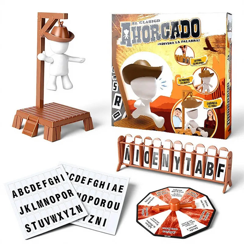 2025 Magnetic Hangman Mystery Word Game Magnetic Hanger Mystery Family Gathering Games Toys Christmas Adult Party Games Magnetic