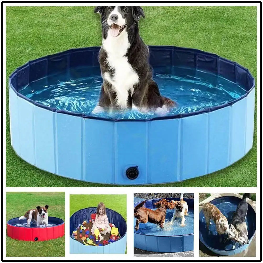 Faltbarer Hundepool – tragbare PVC-Badewanne & Planschbecken