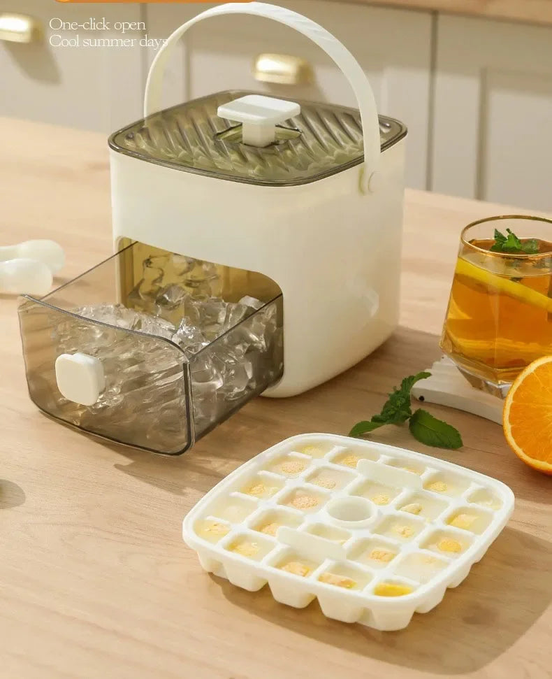 48-Gitter-Eiswürfelschale – Ein-Klick-Lösung, wiederverwendbar & umweltfreundlich