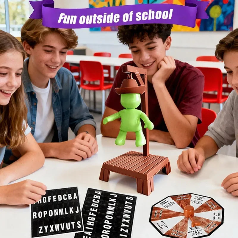 2025 Magnetic Hangman Mystery Word Game Magnetic Hanger Mystery Family Gathering Games Toys Christmas Adult Party Games Magnetic