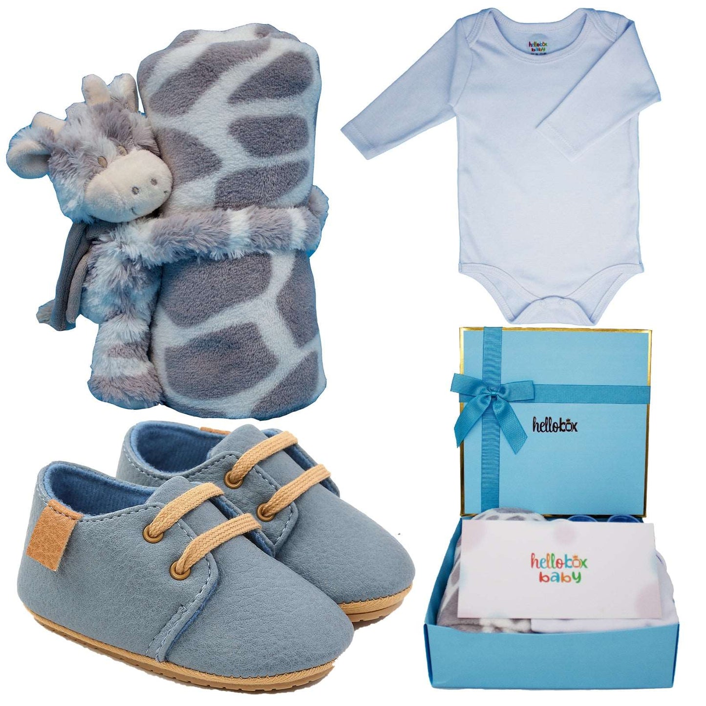 Hellobox Geschenk für Neugeborene, blau, Junge