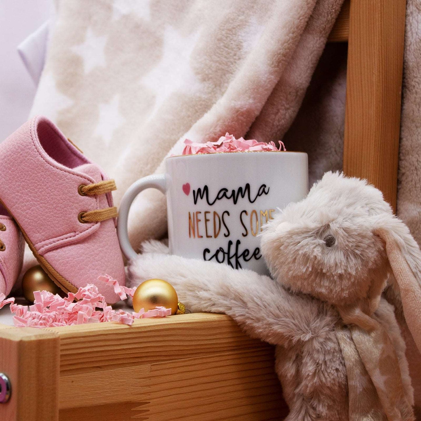 Hellobox Geschenk Neugeborenes mit Babydecke, Kuscheltier