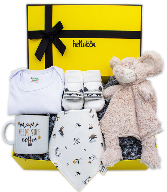 Baby Geschenk zur Geburt Junge - Schnuffeltuch, Anti-Rutsch
