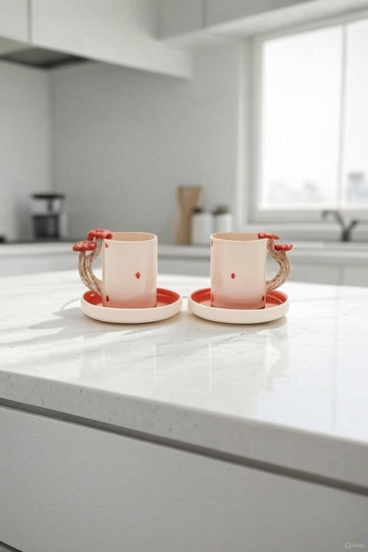 Keramik-Kaffeetassen-Set