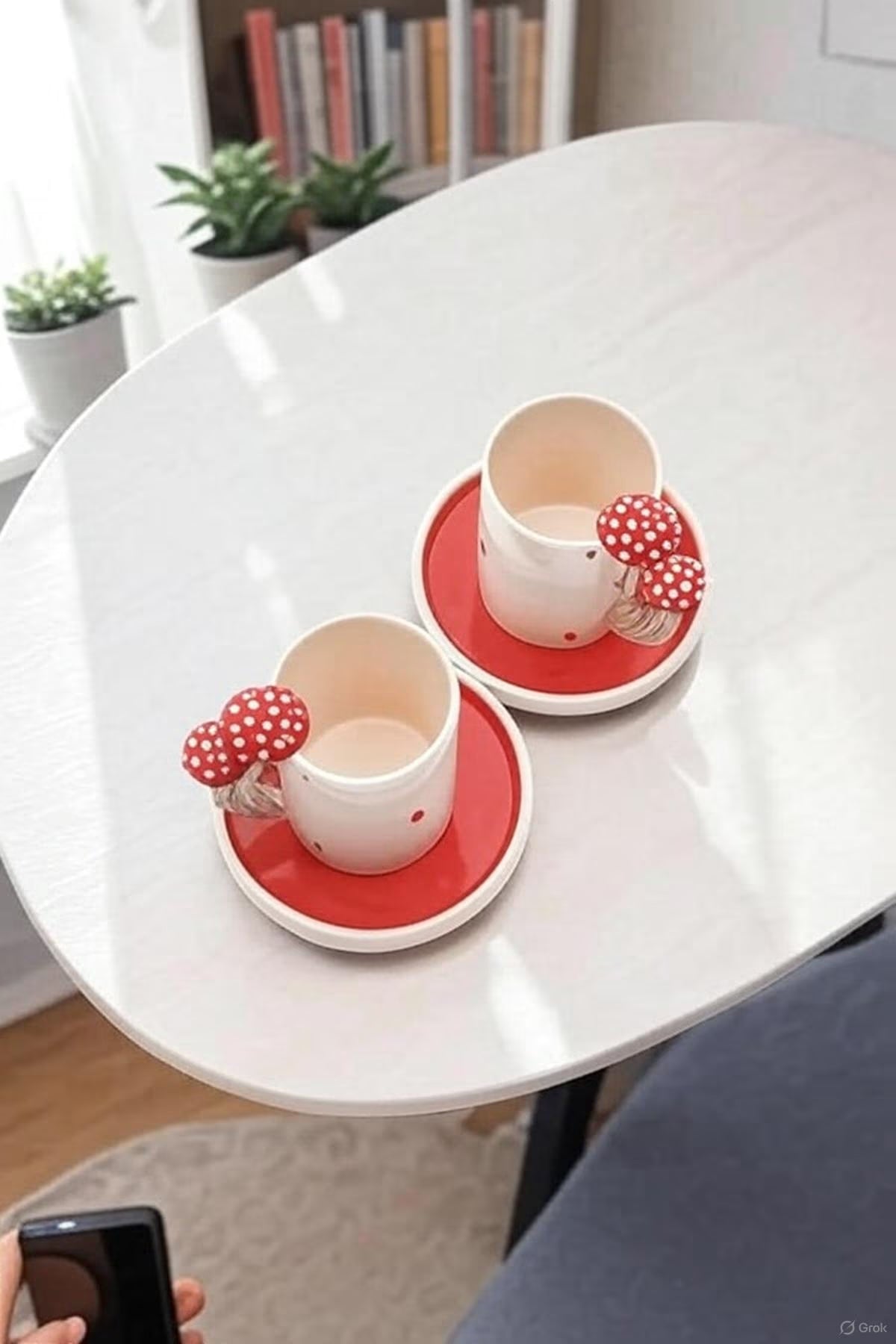 Keramik-Kaffeetassen-Set