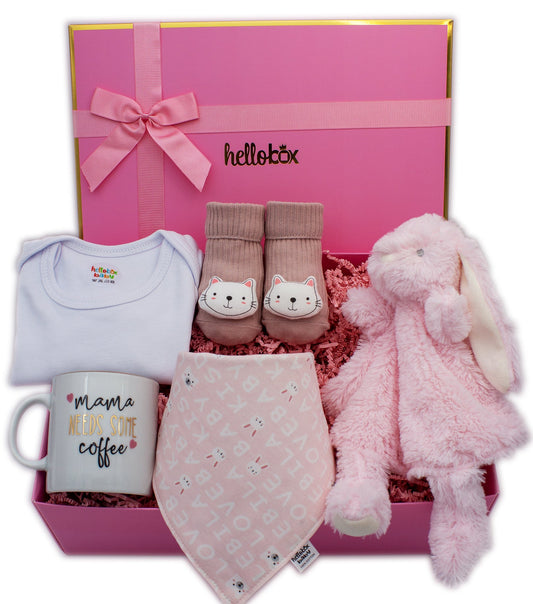 Babygeschenk zur Geburt Mädchen Set 2